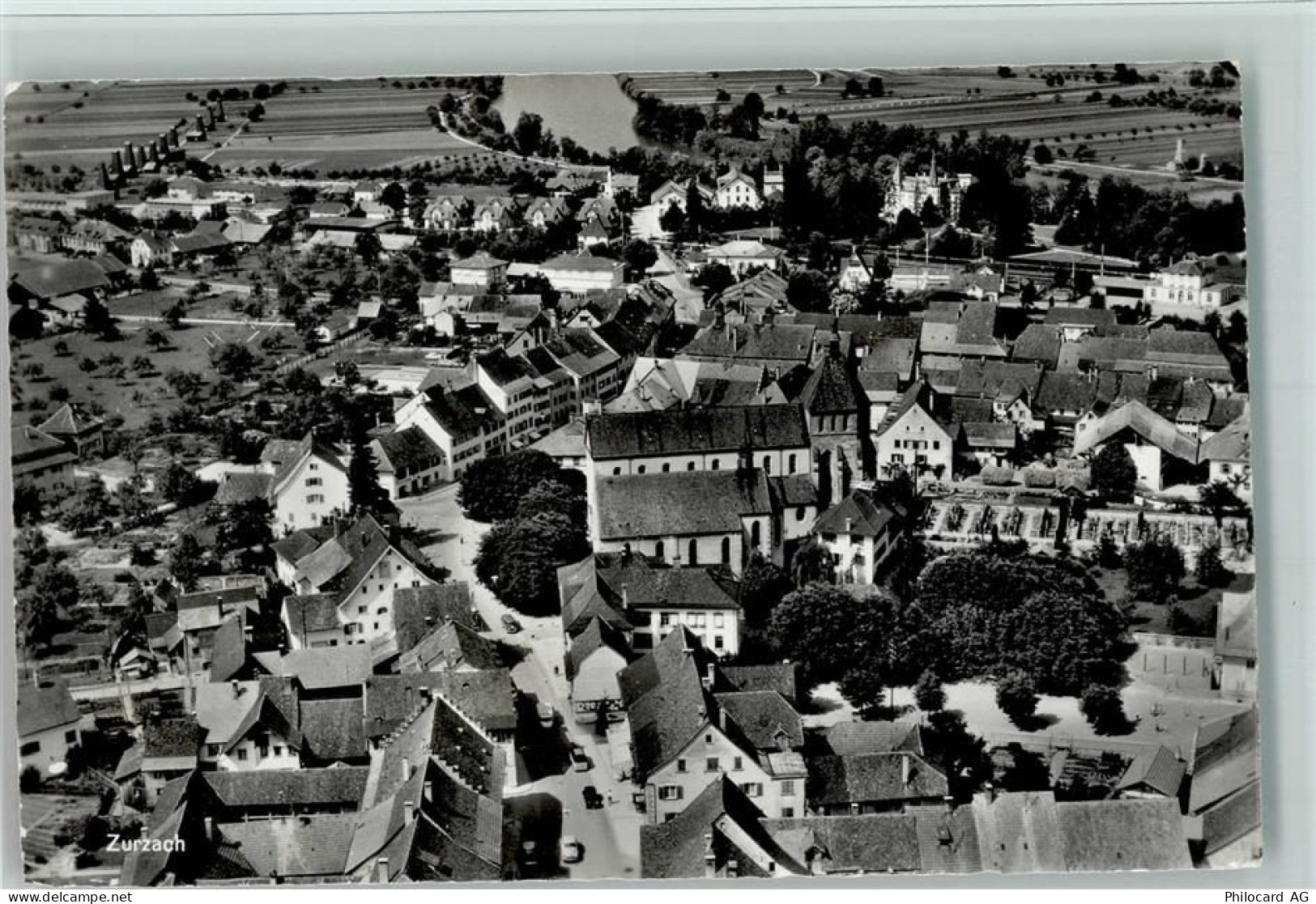 5330 Bad Zurzach - Luftaufnahme Kirche - 13095807