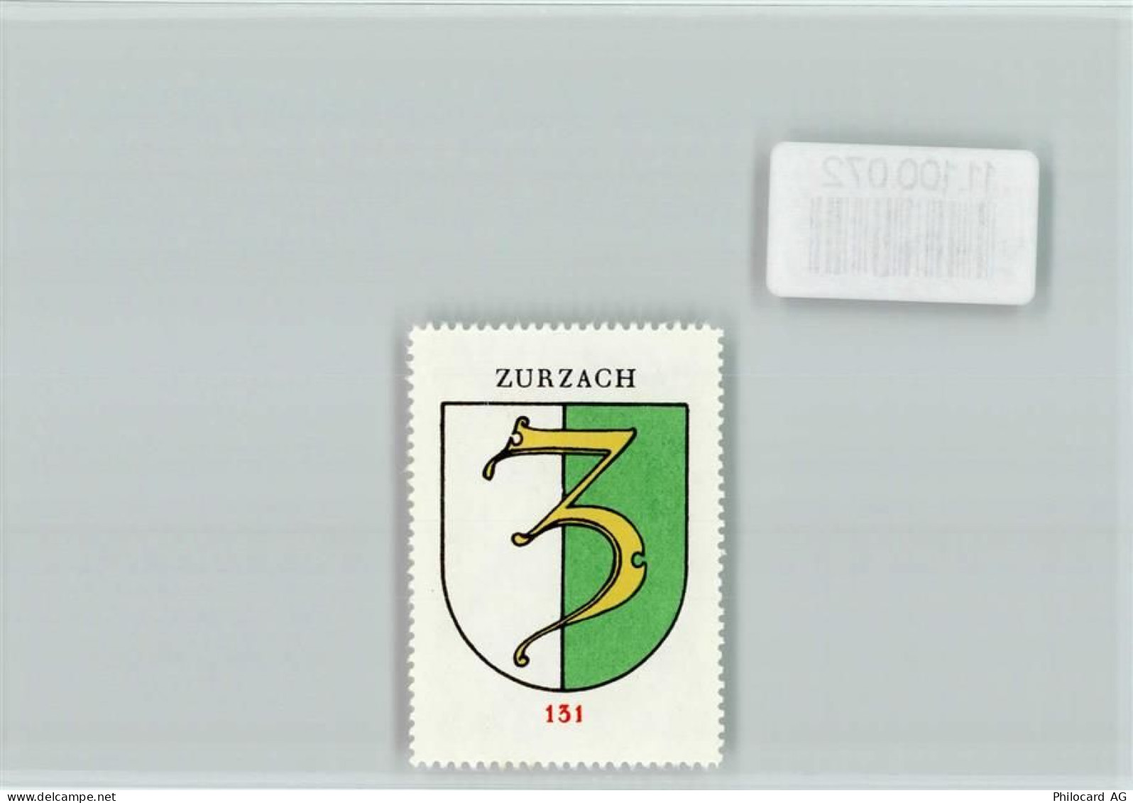5330 Bad Zurzach - Vignette Wappen Kaffee Hag ca 1920-1940 - 11100072