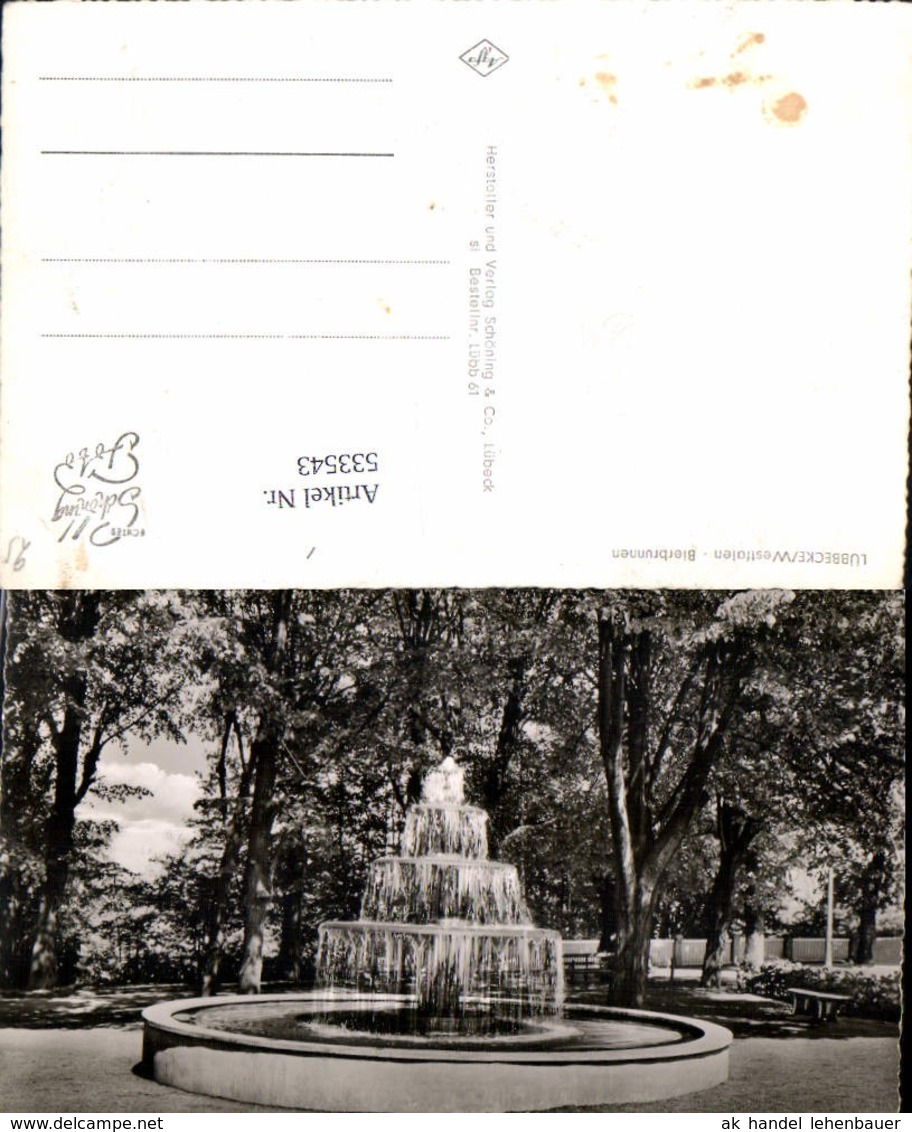 533543, L&uuml;bbecke Westfalen Bierbrunnen