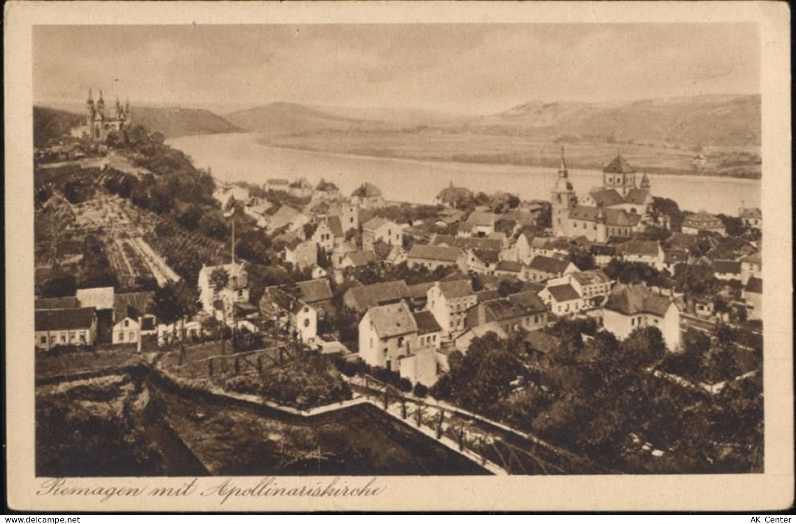 53424 W5480 Remagen um 1920/30 - Remagen, -mit Apollinariskirche-, Stadt... - 20062462