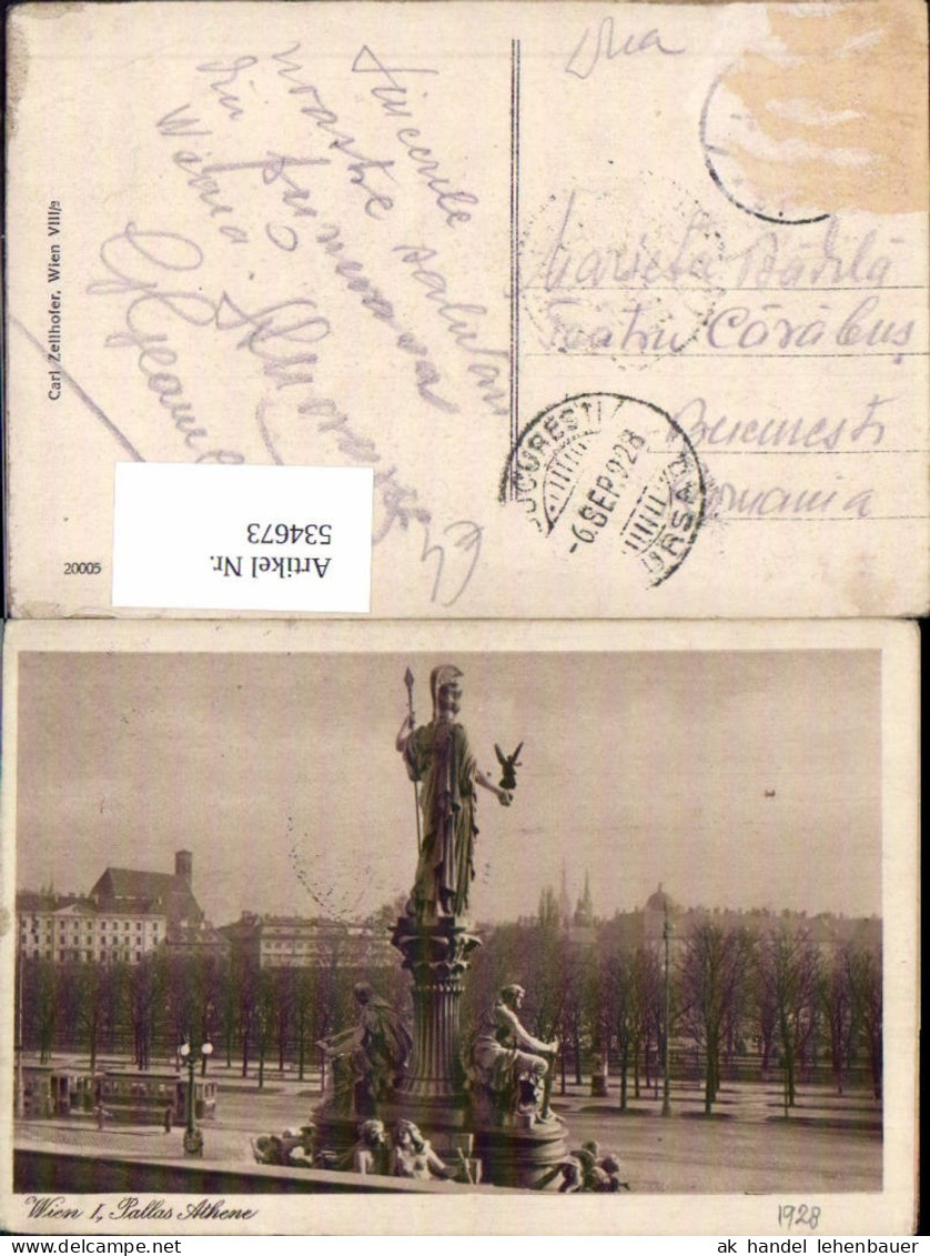 534673,Wien Innere Stadt Pallas Athene 1928 Parlament