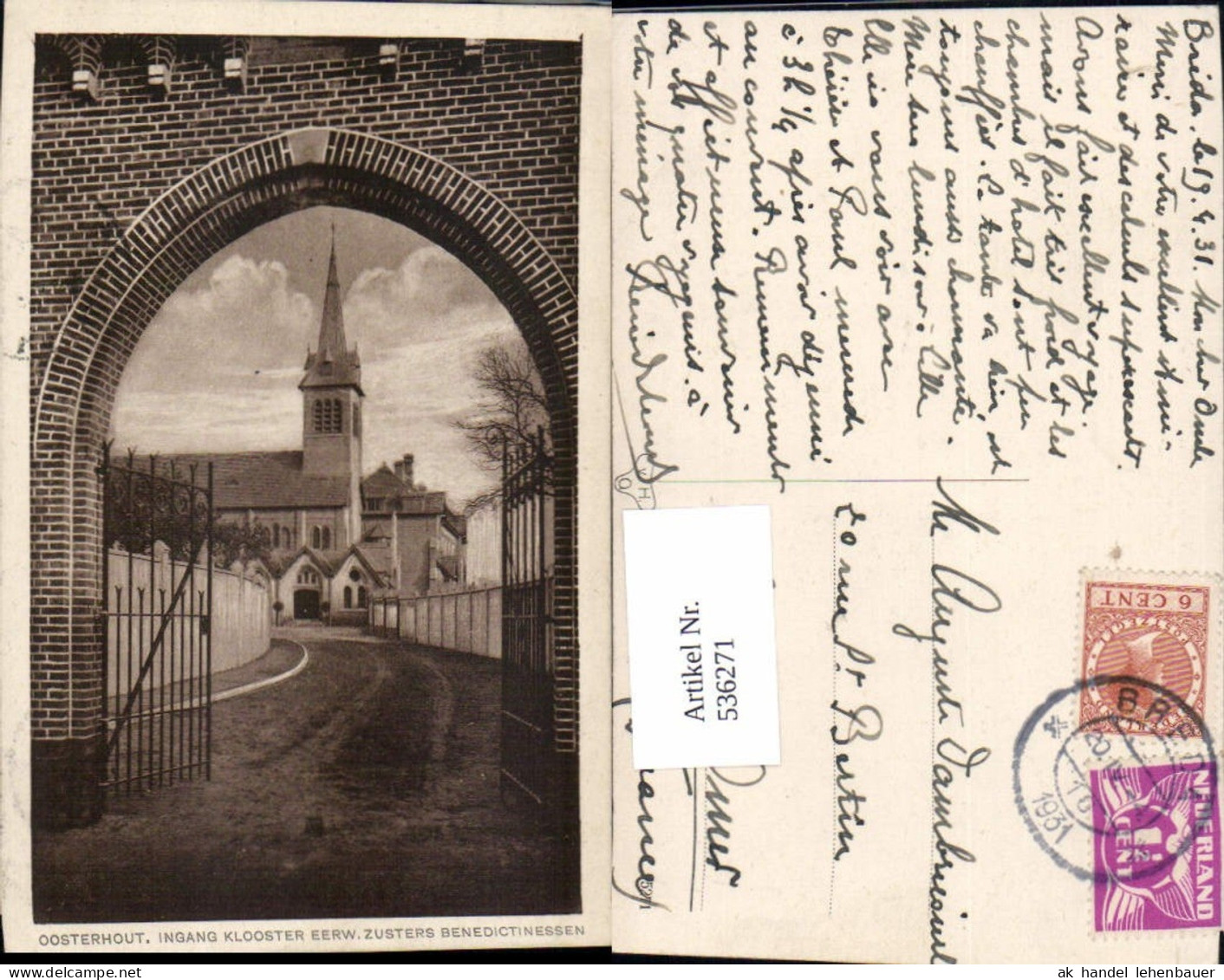536271,Netherlands Oosterhout Kloster