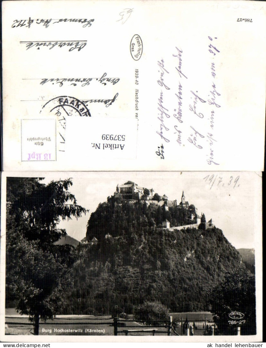 537939,Burg Hochosterwitz b. St. Veit an der Glan