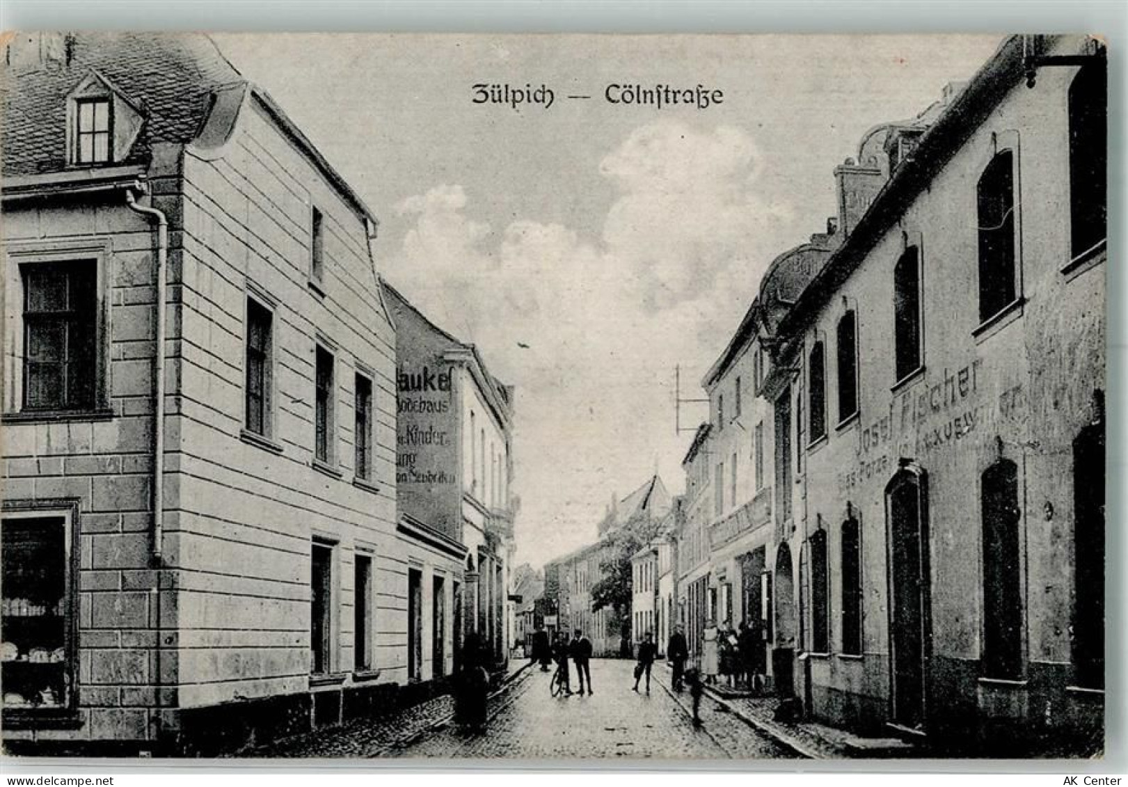 53909 W5352 Zülpich - Cölnstraße Porzellangeschäft Fischer - 13517356