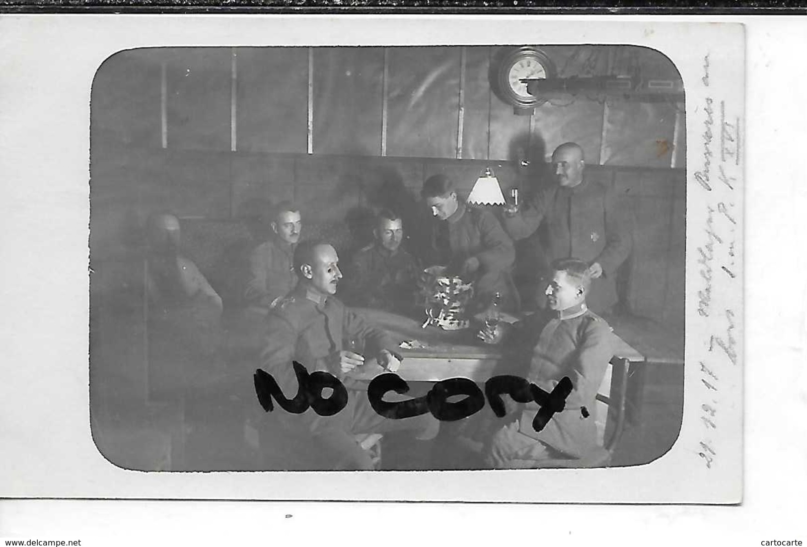 54 BUSSIERES b CHAMBLEY WALDLAGER CARTE PHOTO