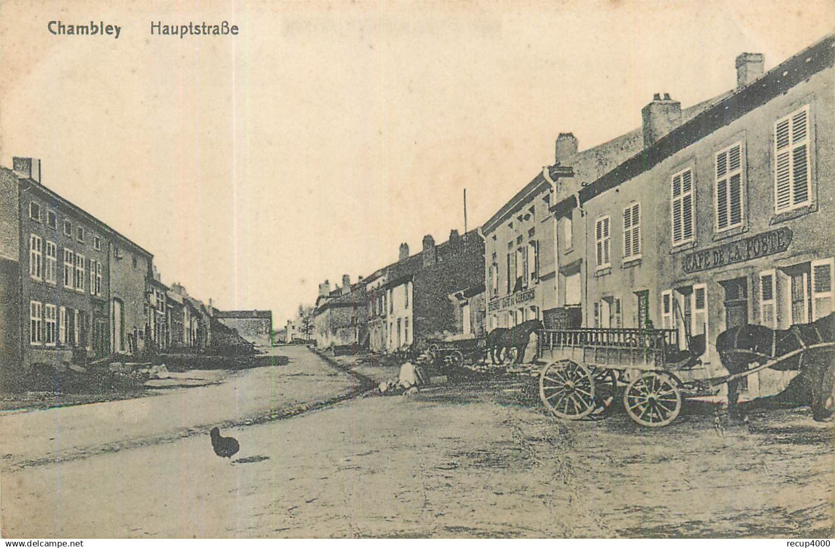 54 CHAMBLEY  BUSSIERES  café de la poste  2scans