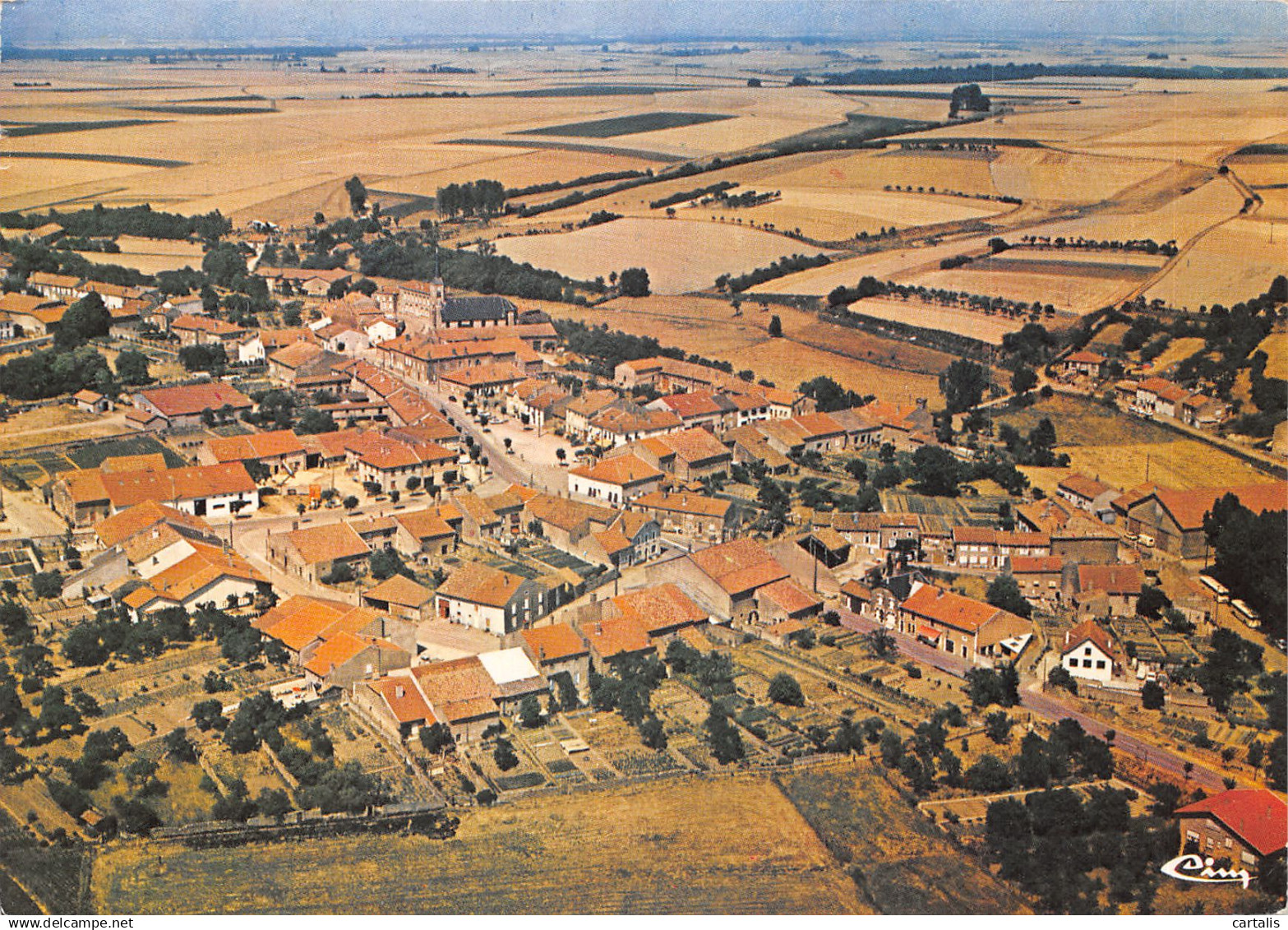 54-CHAMBLEY BUSSIERES-VUE AERIENNE-N°631-C/0325