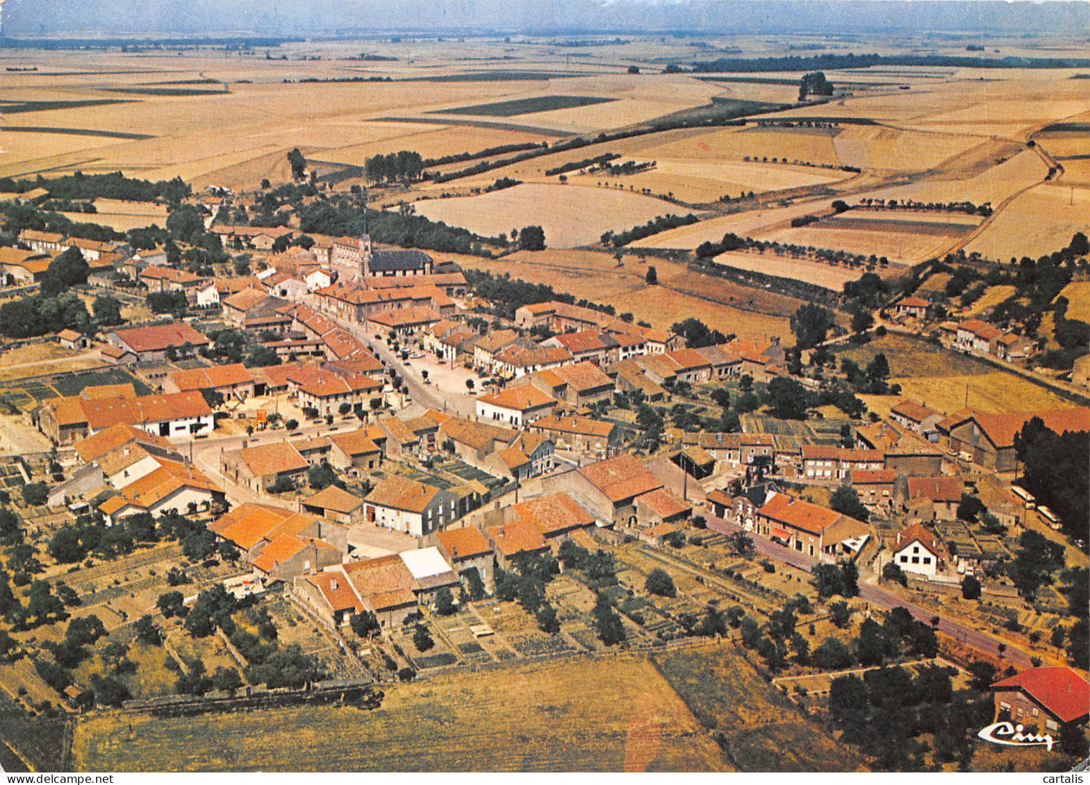 54-CHAMBLEY BUSSIERES-VUE AERIENNE-N°631-C/0343