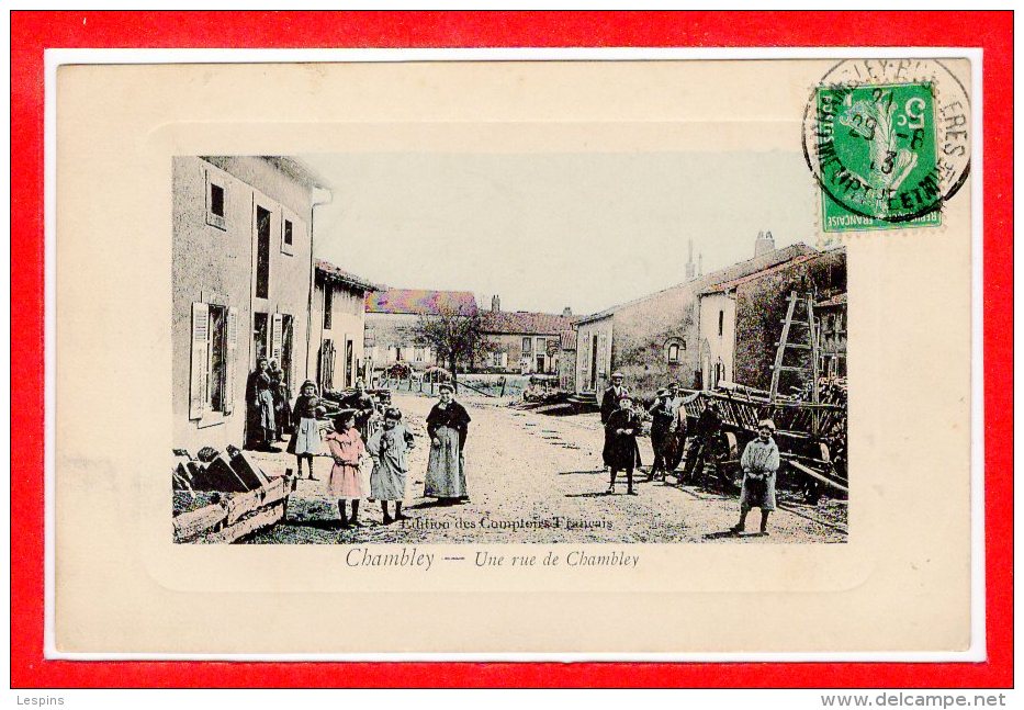 54 - CHAMBLEY -- Une rue de Chambley