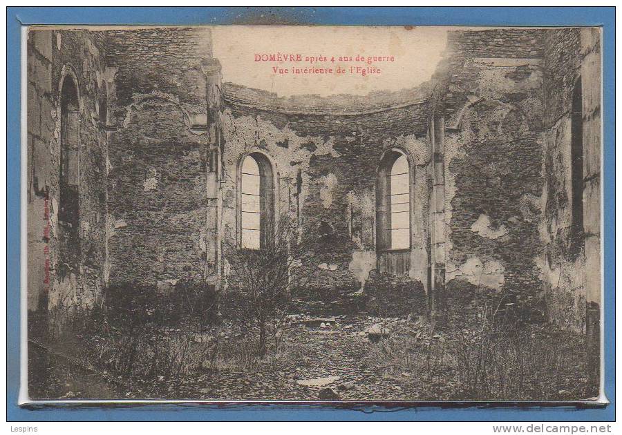 54 - DOMEVRE EN HAYE --   Vue intérieur de l'Eglise
