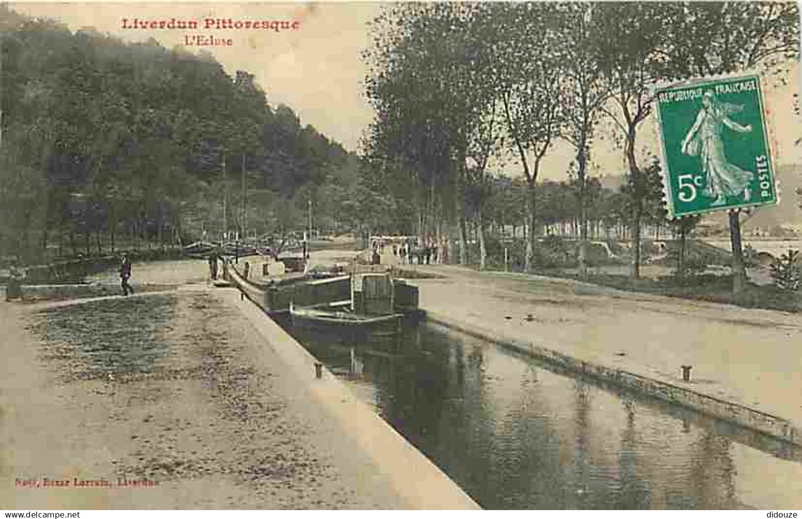 54 - Liverdun - L'Ecluse - Animée - Bateaux - Péniche - CPA - Voir Scans Recto-Verso