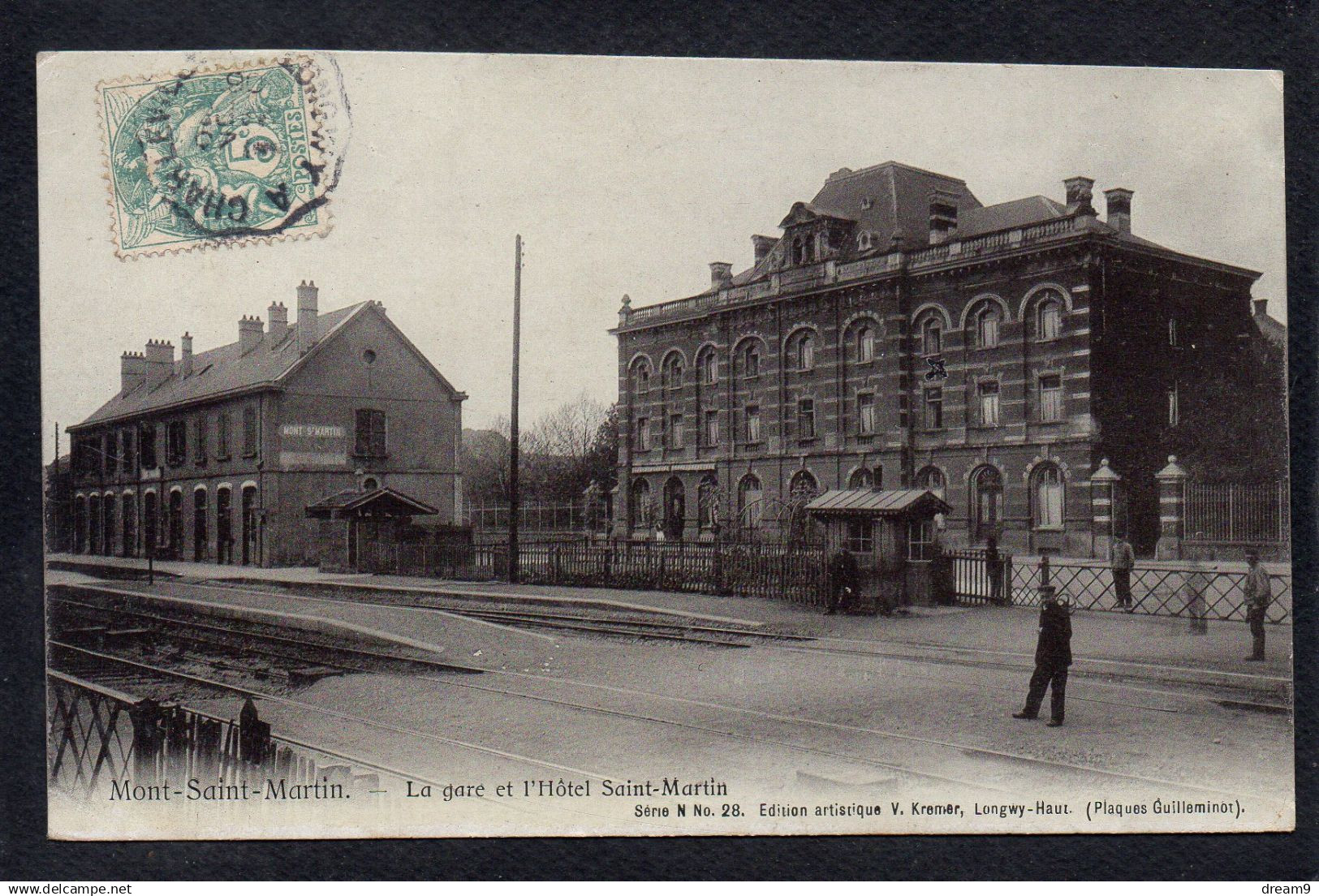 54 MONT SAINT MARTIN - La Gare et Hotel Saint Martin