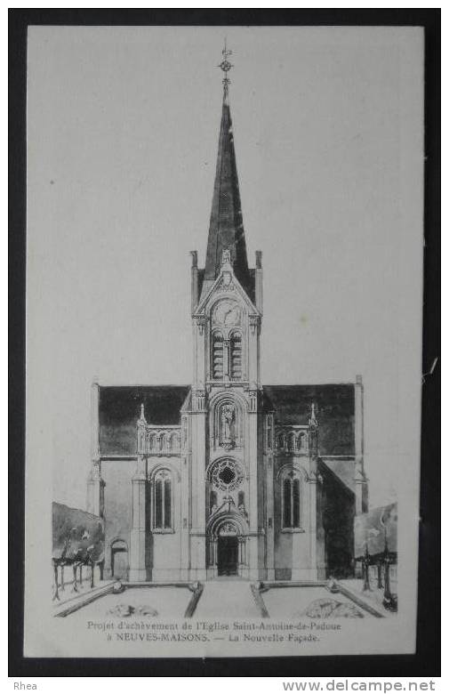 54 Neuves-Maisons eglise projet    D54D  K54397K  C54397C RH042955