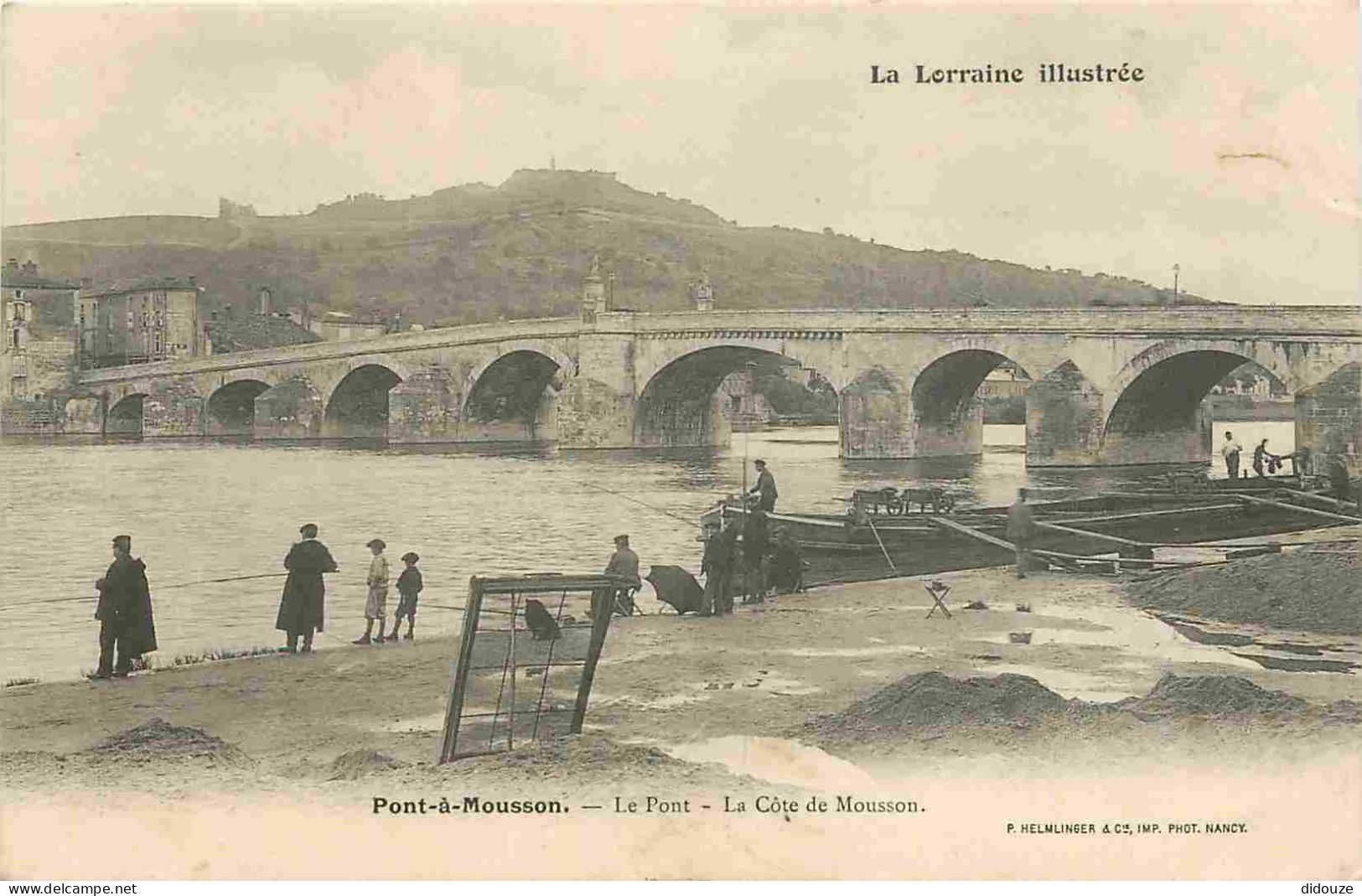 54 - Pont à Mousson - Le Pont - La Côte de Mousson - Animée - Précurseur - CPA - Voir Scans Recto-Verso