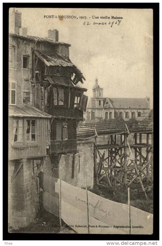 54 Pont-?-Mousson PONT-A-MOUSSON, 1917 - Une Vieille Maison pont D54D K54431K C54431C RH010646