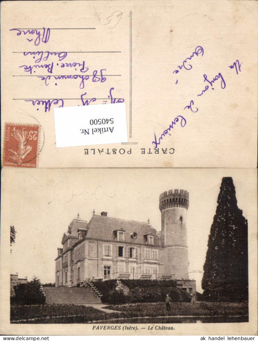 540500,France Faverges (Isère) – Le Chateau Schloß