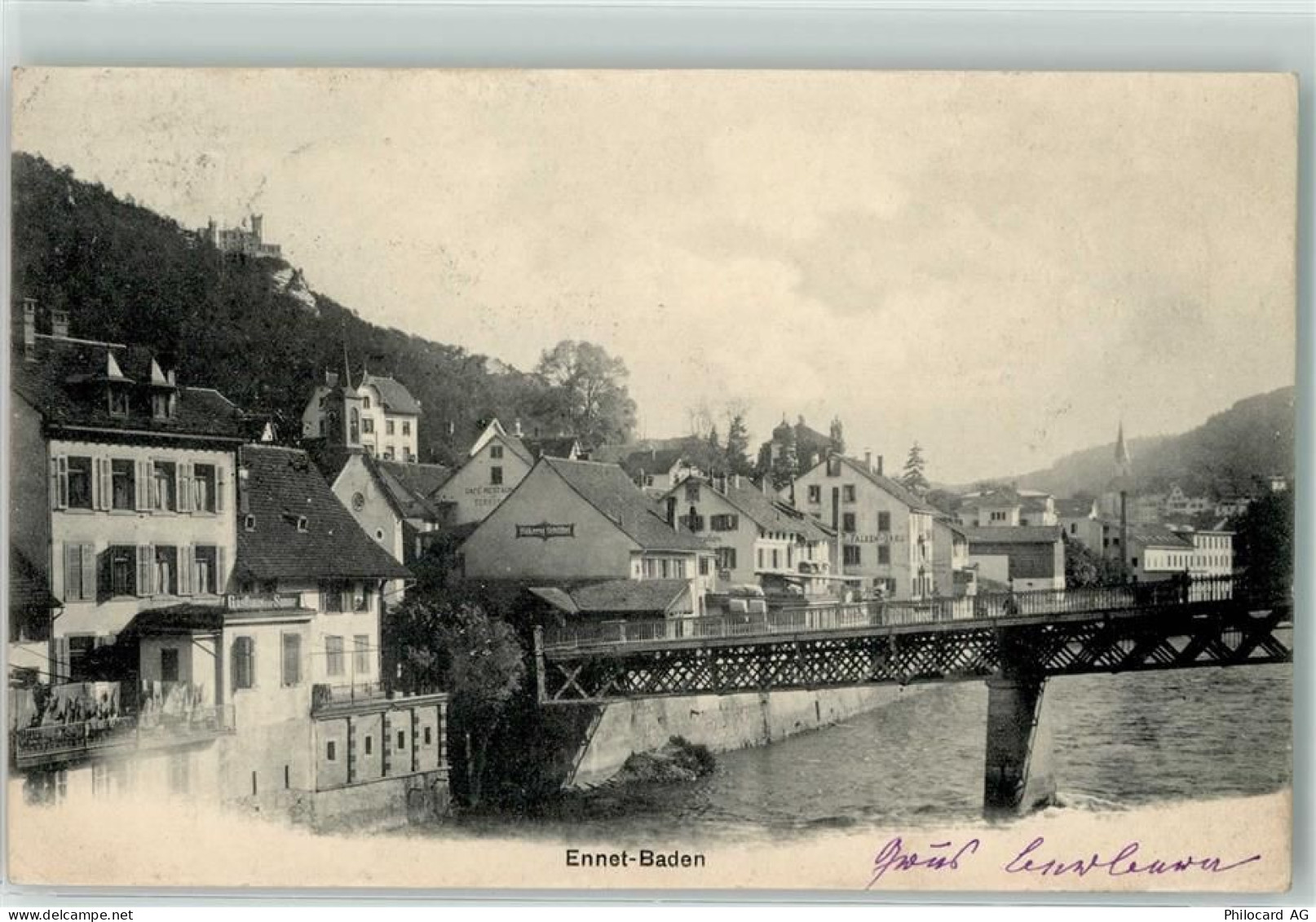 5408 Ennetbaden 1904 - Bahnpost Ambulant No 21 - 39404081