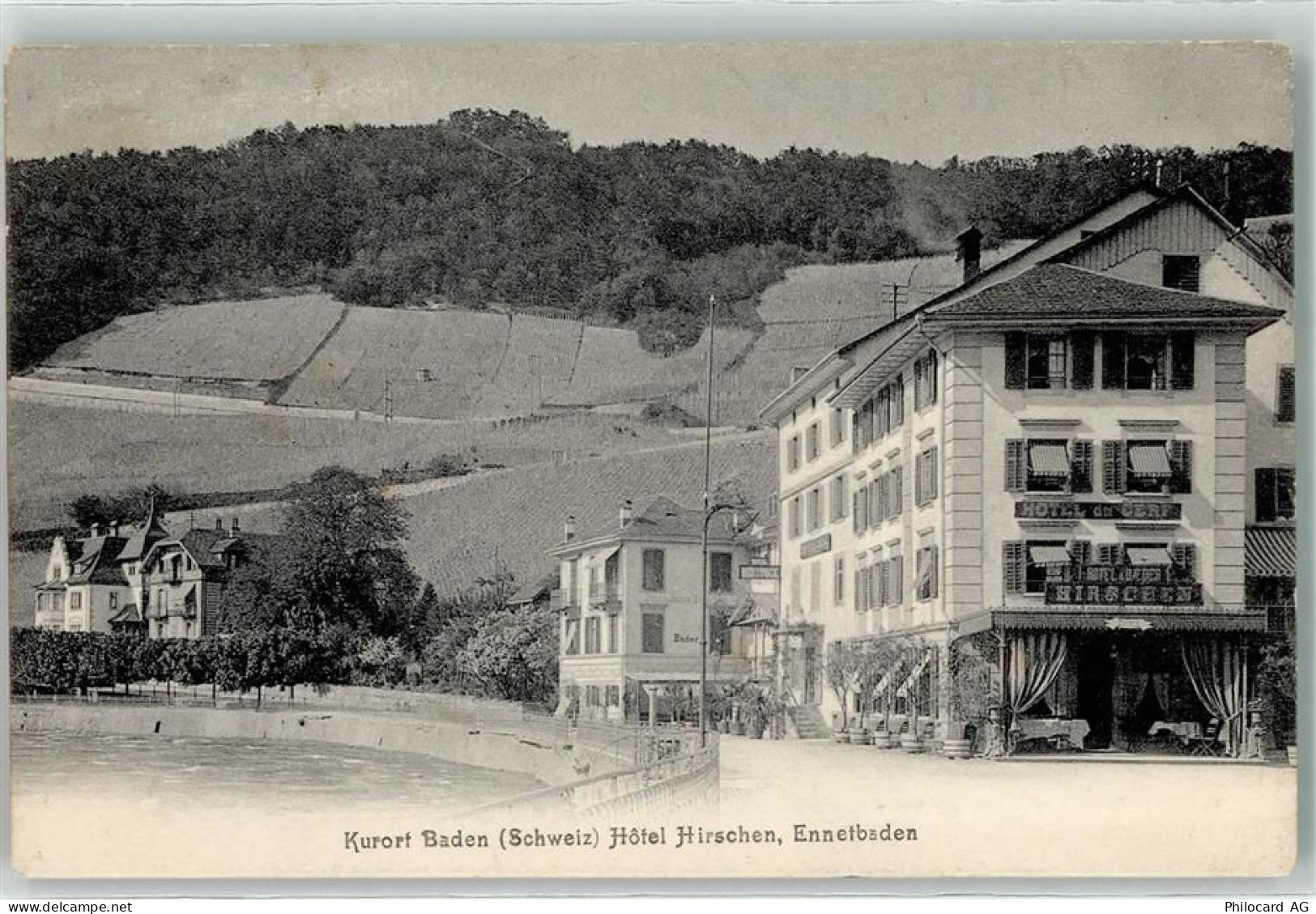 5408 Ennetbaden 1907 - Hotel Hirschen - 10622222