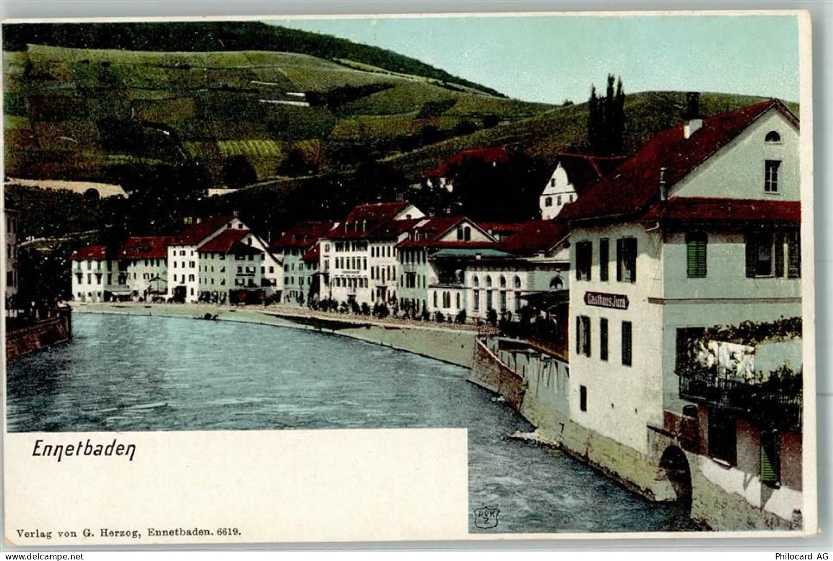 5408 Ennetbaden Foto AK Gasthaus Jura - 38023739