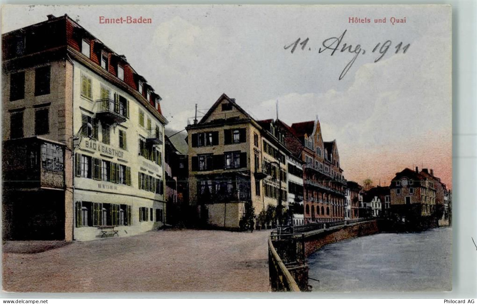 5408 Ennetbaden - Hotels und Quai - 13159255