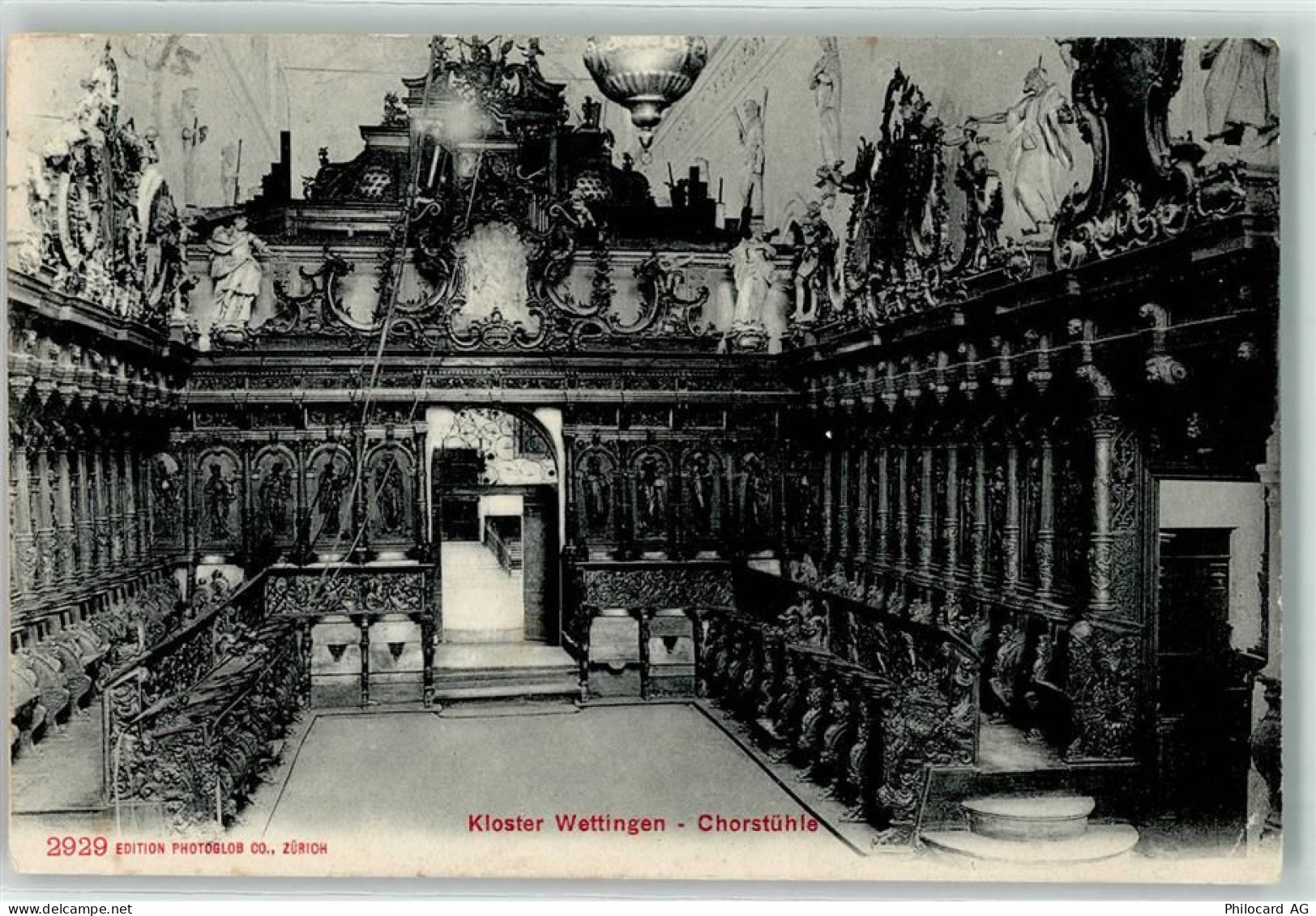5430 Wettingen 1908 - Kloster Chorstühle - 10620021