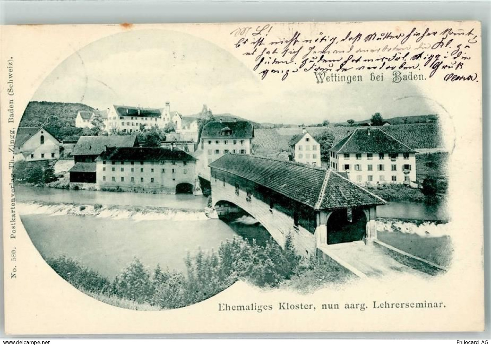 5430 Wettingen - Ehemaliges Kloster heute Aargauer Lehrerseminar gedeckt... - 10687047