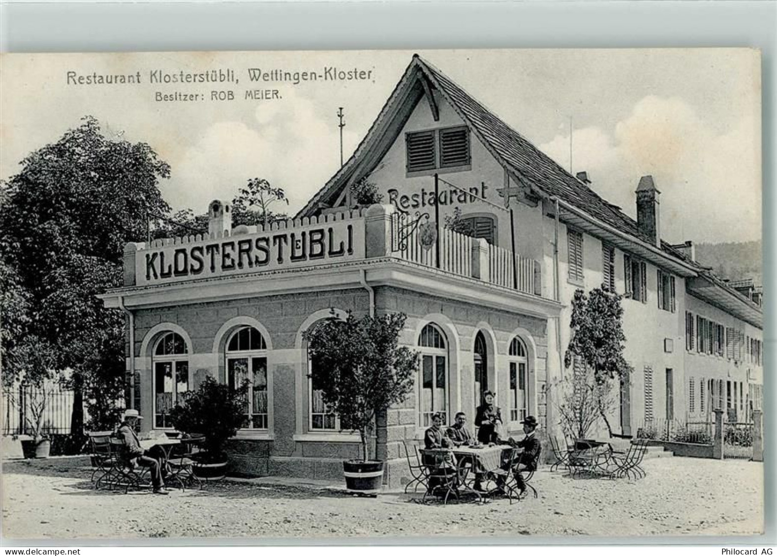 5430 Wettingen - Gasthaus Klösterstübli Rob. Meier - 13470448