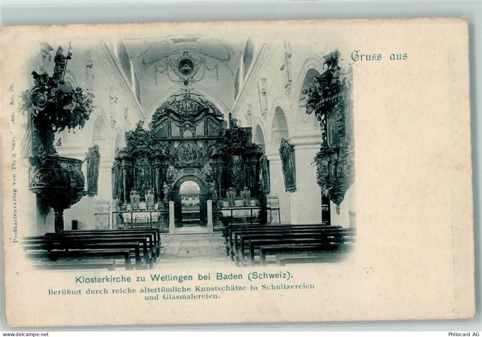 5430 Wettingen - Klosterkirche Inneres - 10497878