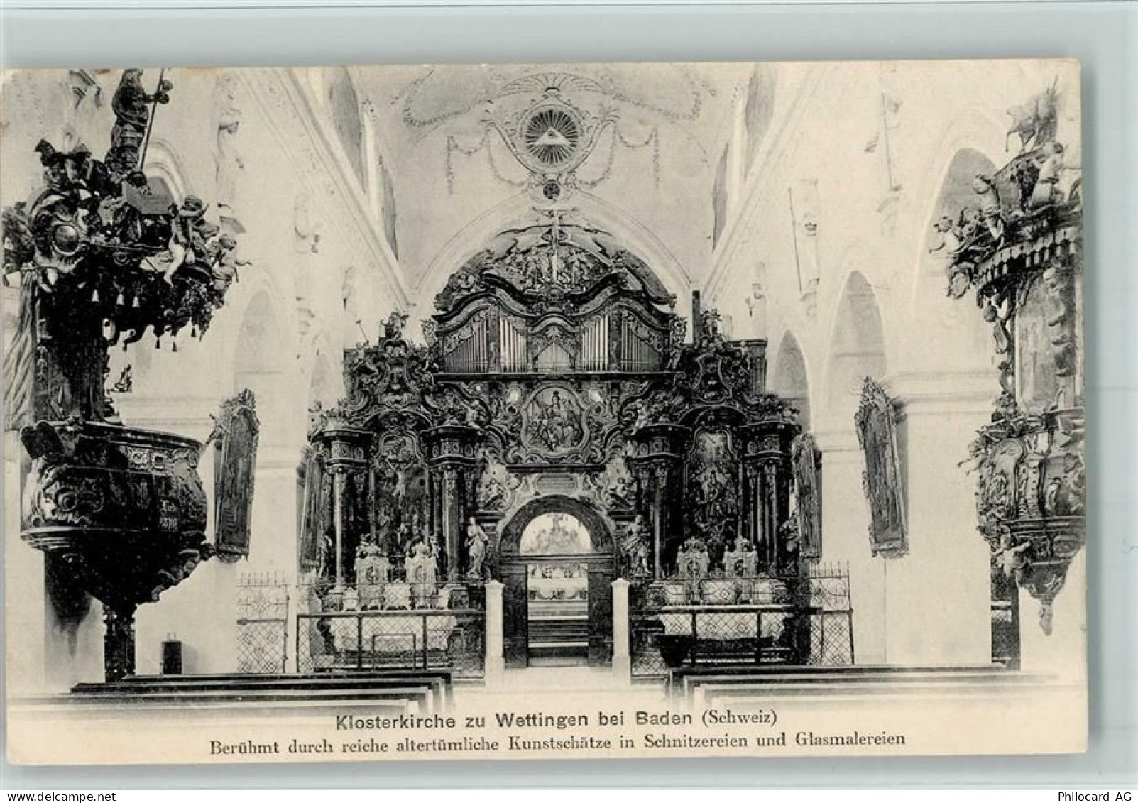 5430 Wettingen - Klosterkirche zu Wettingen bei Baden - 10302644