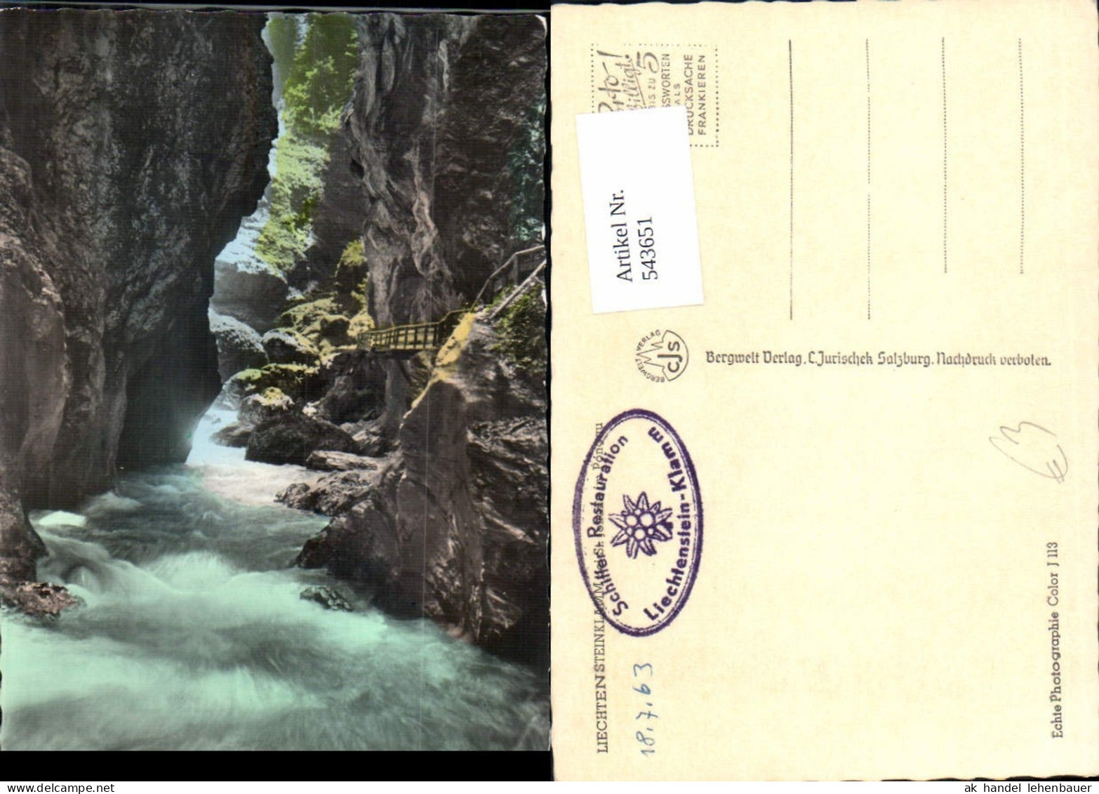 543651,Lichtensteinklamm St. Johann im Pongau