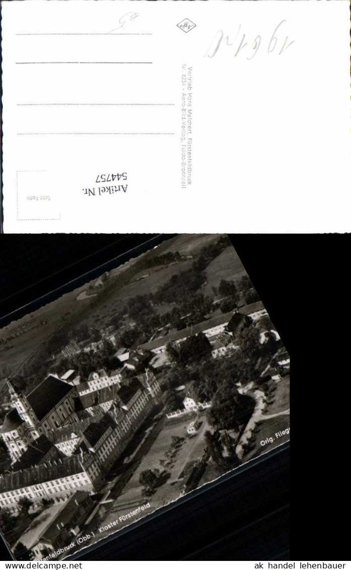 544757,Fliegeraufnahme Fürstenfeldbruck b. München Fürstenfeld