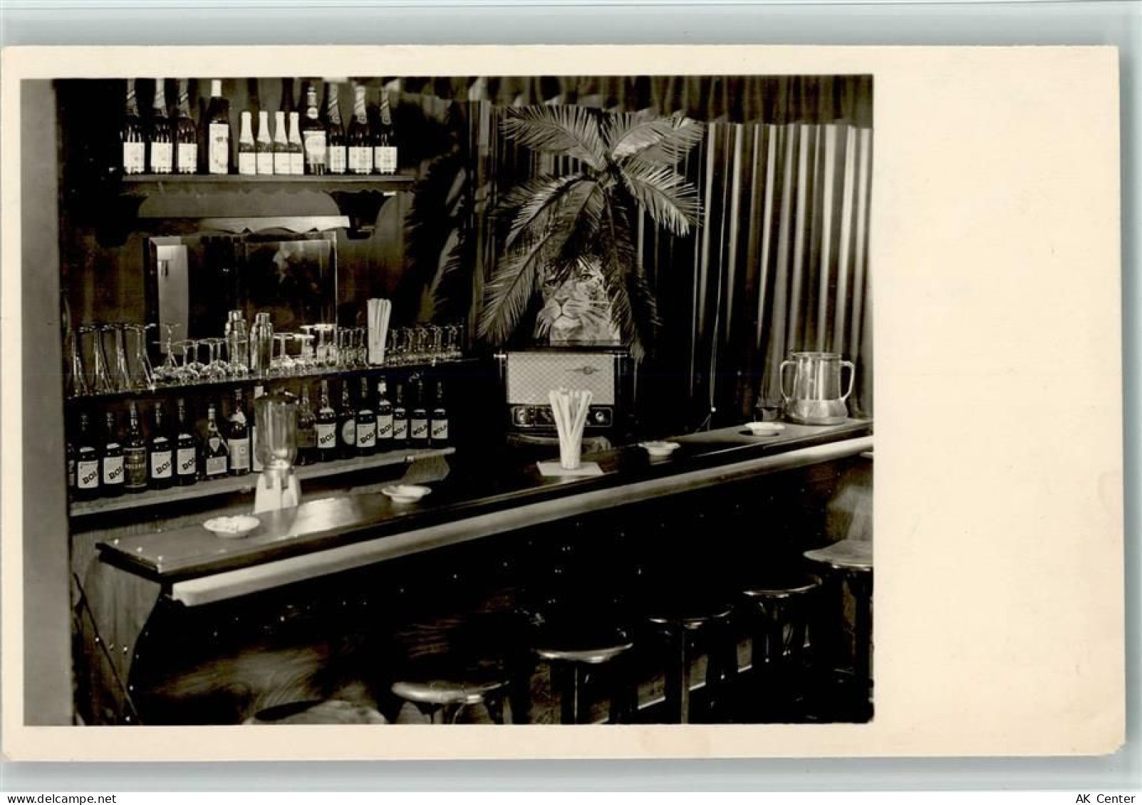 54536 W5563 Kröv - Krövers Reichshof Innenansicht die Bar 1959 Foto AK... - 13029880