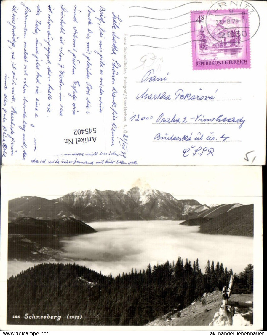 545402,Schneeberg bei Puchberg am Schneeberg