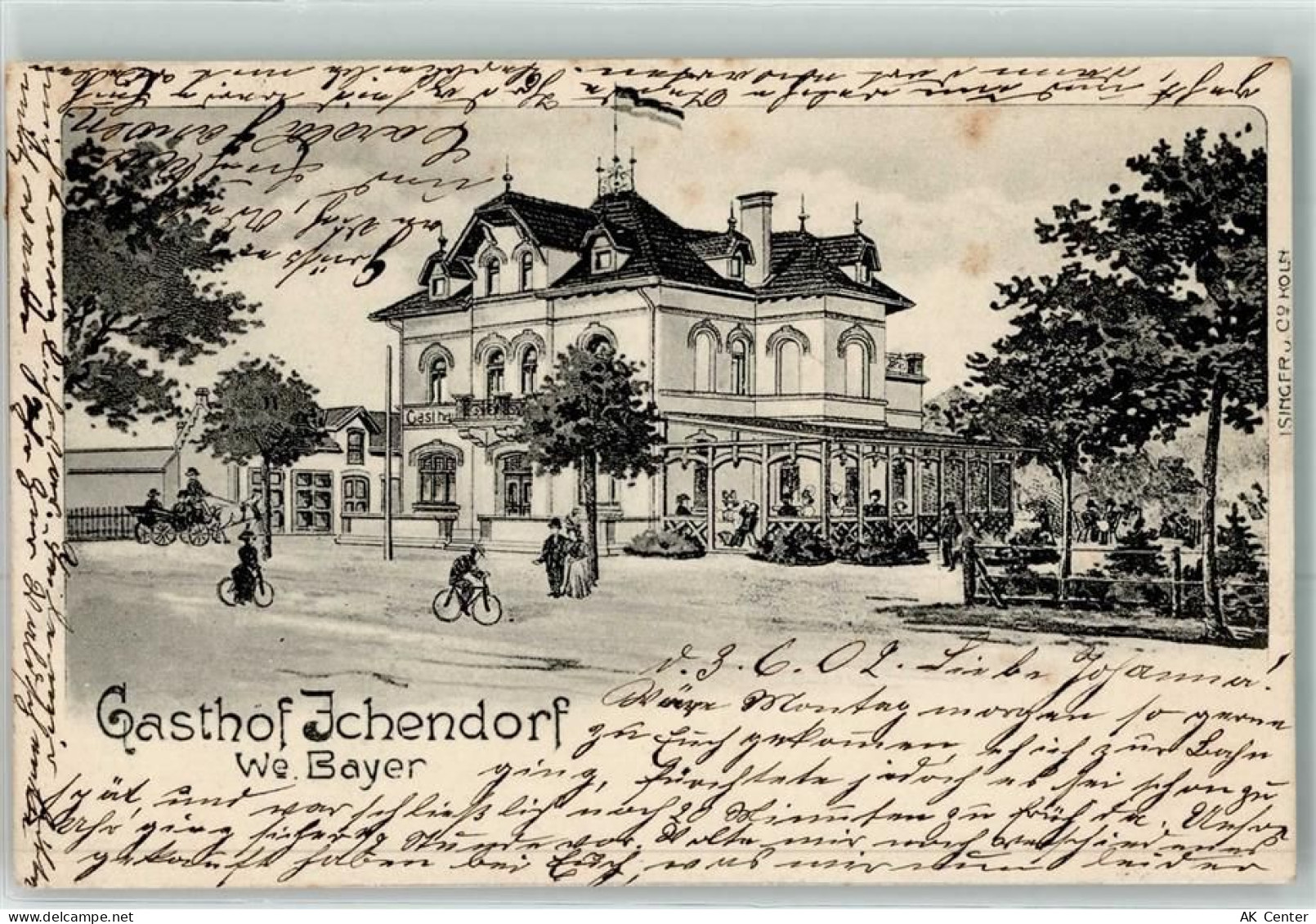 54578 W5531 Kerpen Eifel 1902 - Gasthaus Ichendorf We. Bayer Ort lt. Ste... - 13614626