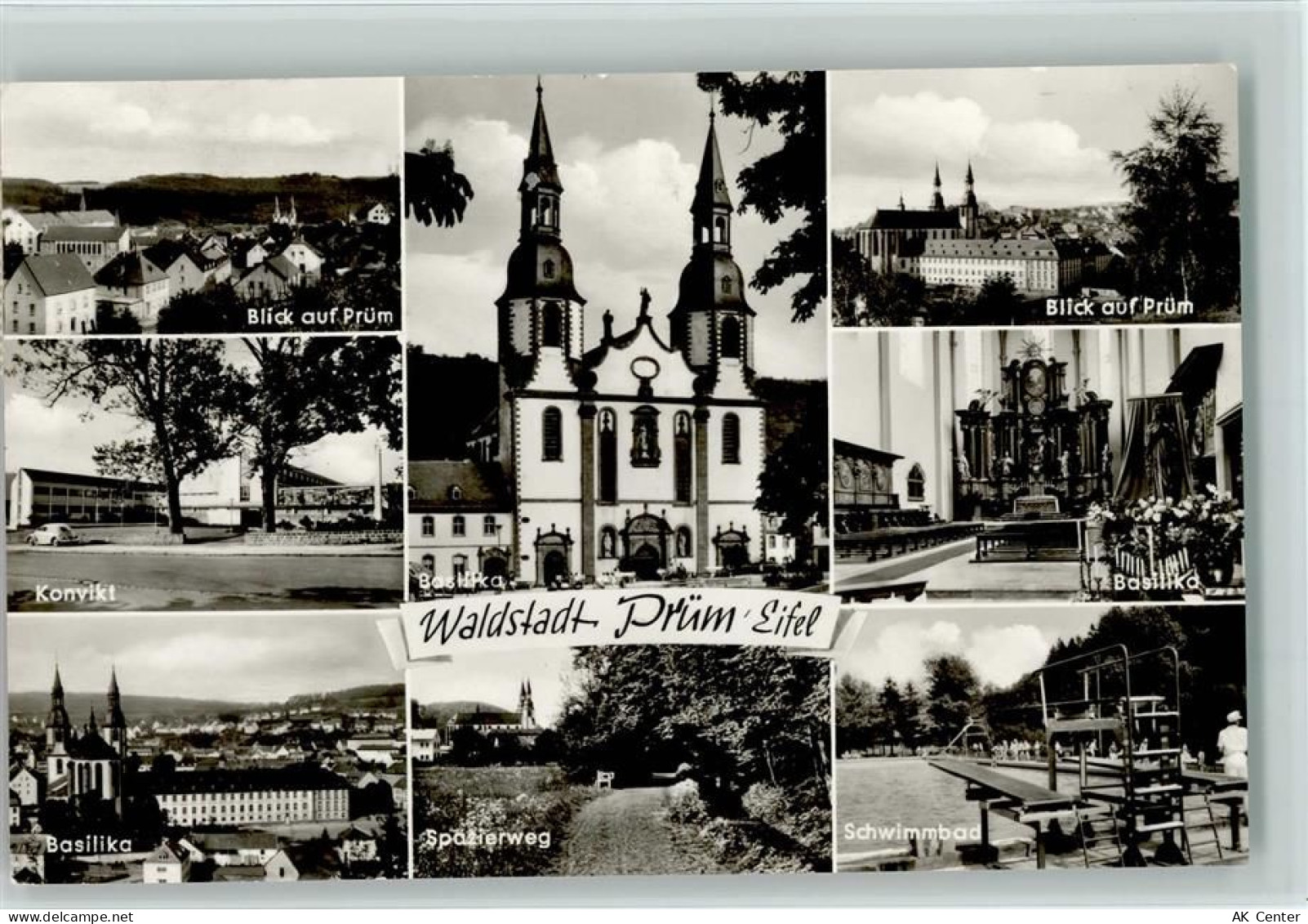 54595 W5540 Prüm - Konvikt Basilika Spazierweg Schwimmbad Mehrfachaufnah... - 11024982