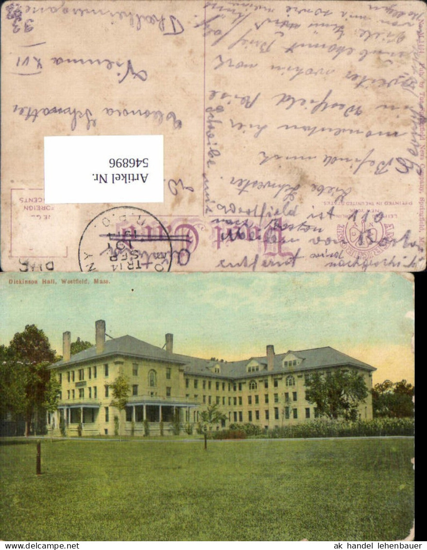 546896,Massachusetts Westfield Dickinson Hall