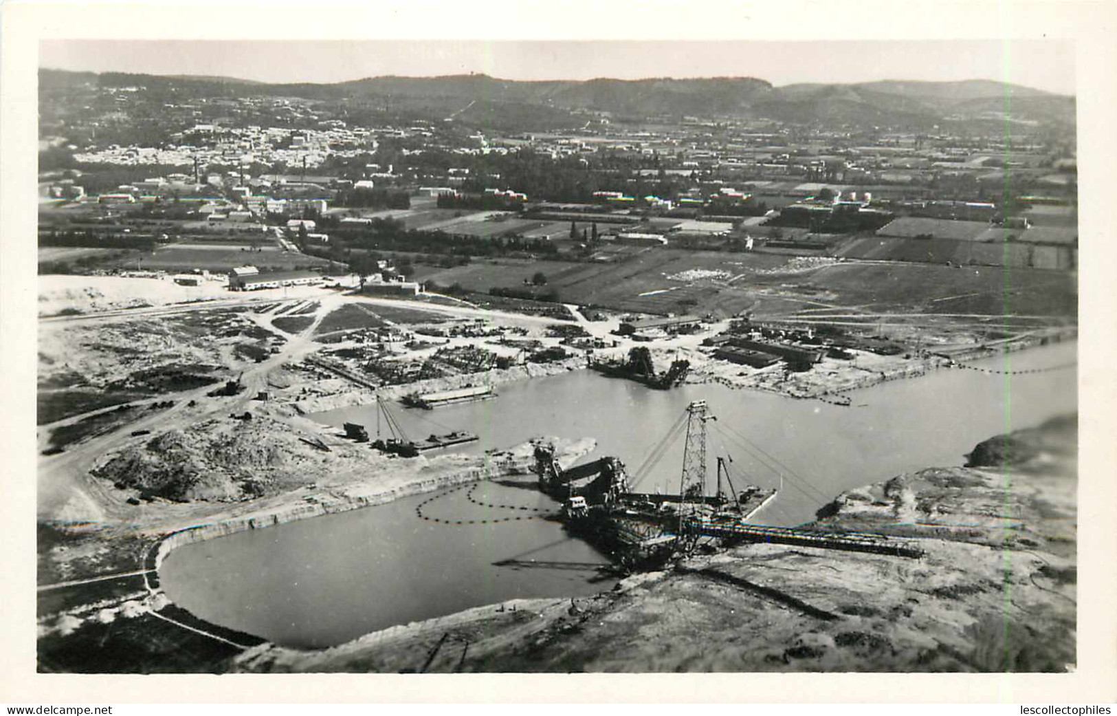 54814 - DONZERE - CPSM - CANAL DE DONZERE MONDRAGON / LES GRANDES DRAGUES DE BOLLENE