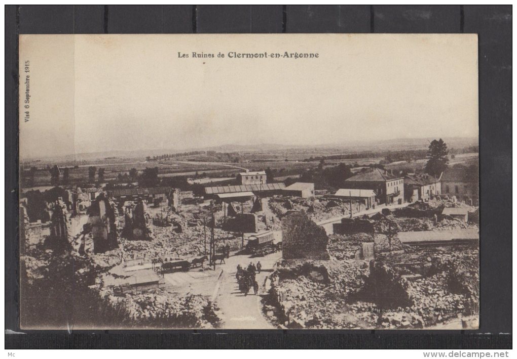 55 - Clermont en Argonne - Les ruines