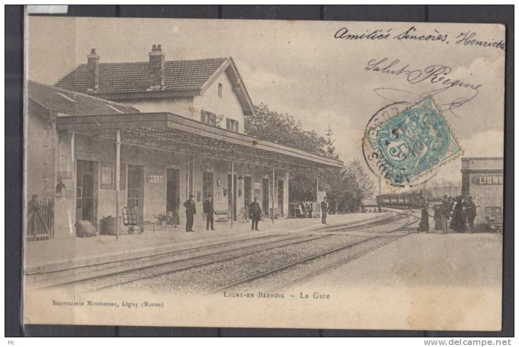 55 - Ligny en Barrois - La gare