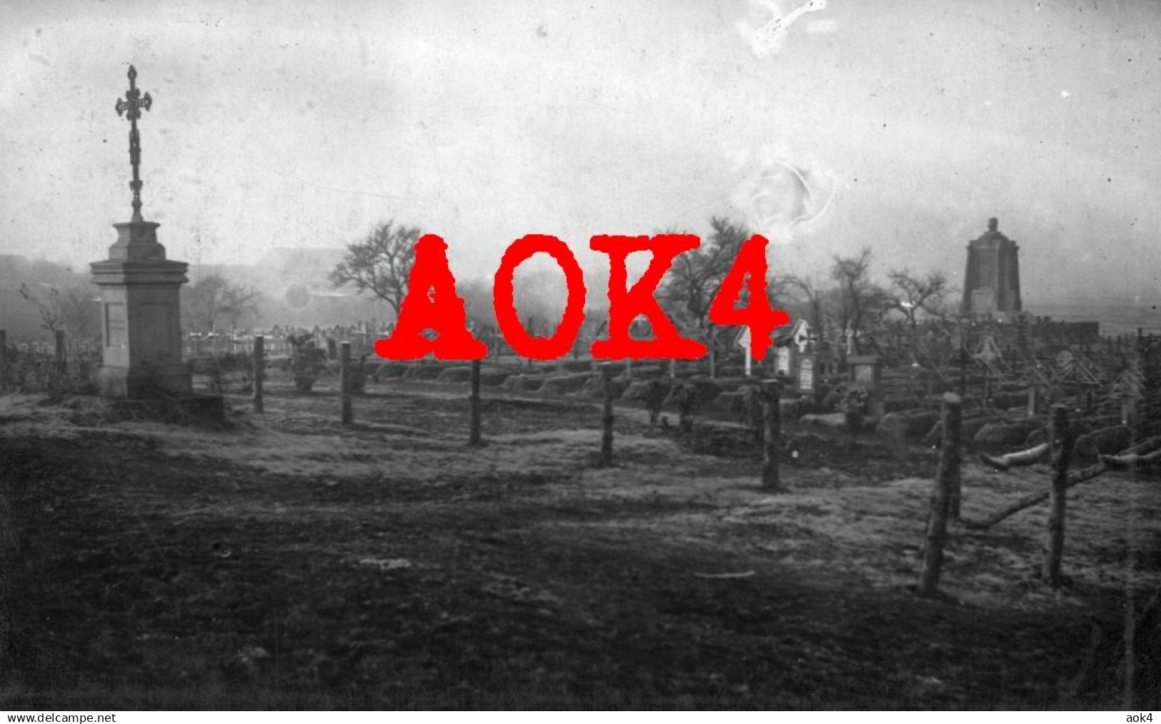 55 Meuse AMEL SUR L'ETANG Verdun cimetiere allemand calvaire monument