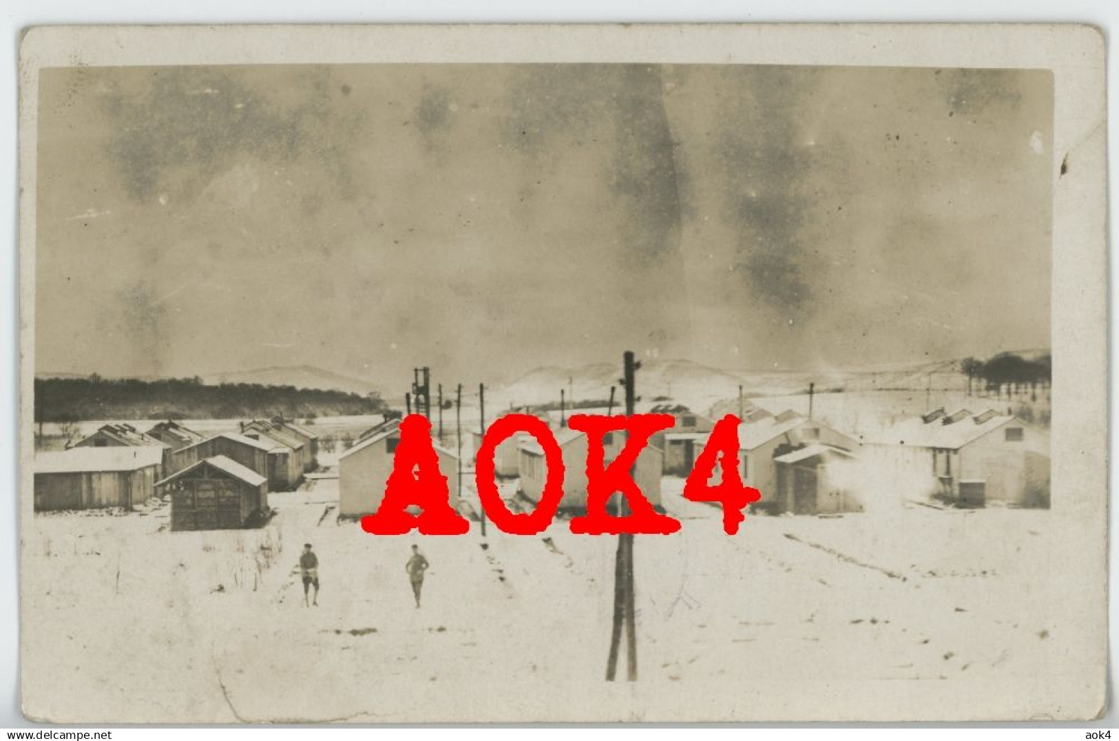 55 Meuse VIGNEULLES LES HATTONCHATEL FERME HAZAVANT Feldlazarett 1917 Feldpost Döckersche Baracke