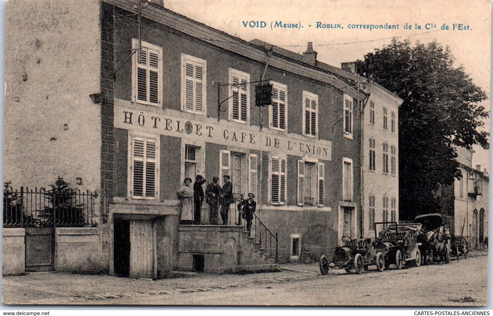 55 VOID - Hotel et café de l'union Ets ROBLIN (RARE)