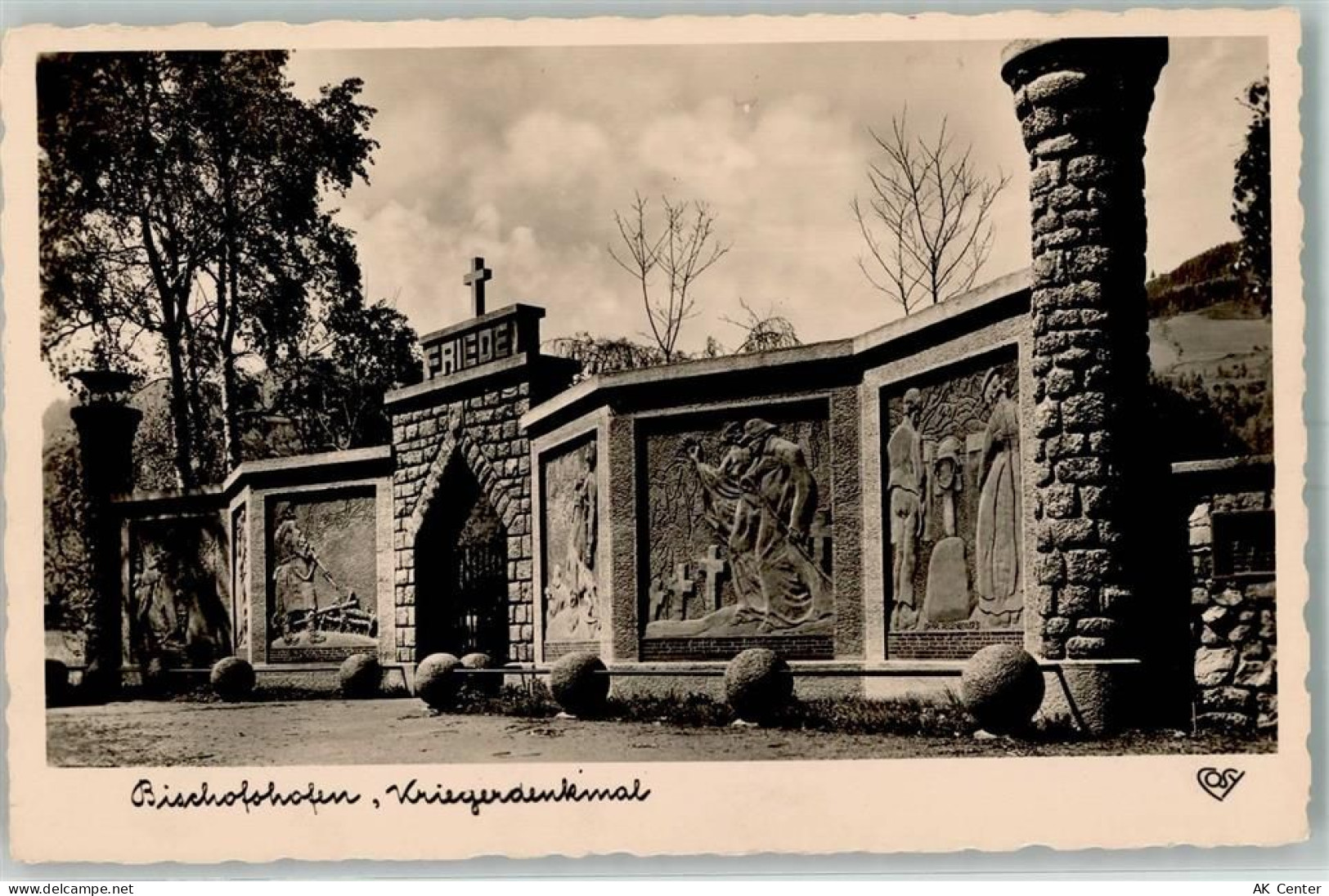 5500 Bischofshofen Foto AK Kriegerdenkmal - 10576242