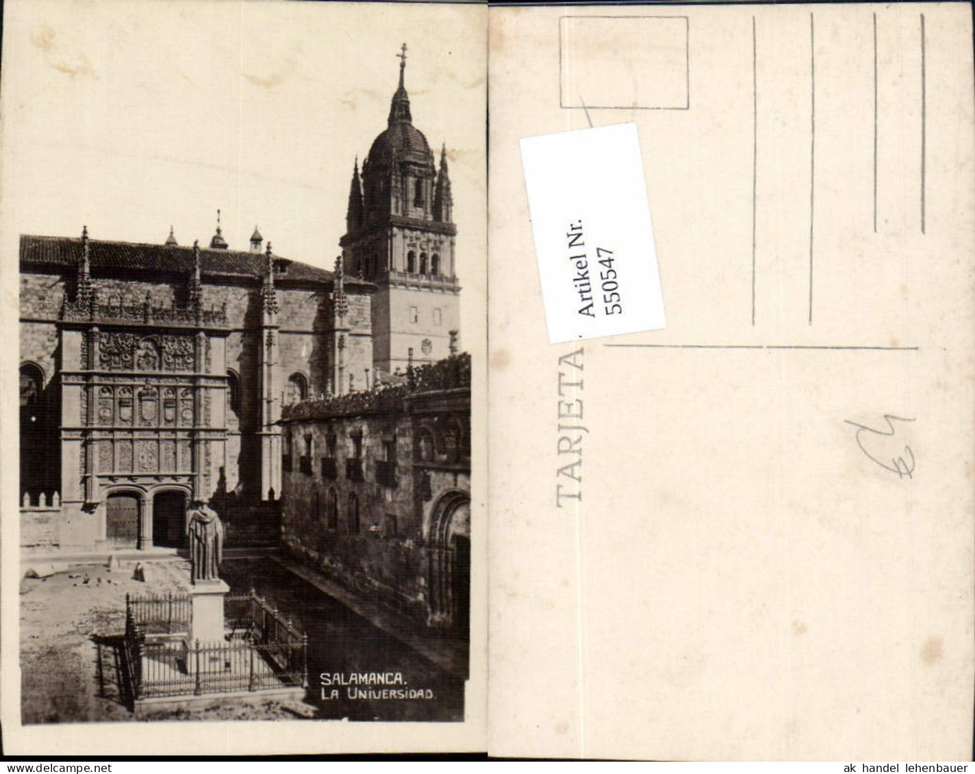 550547,Spain Salamanca Universität