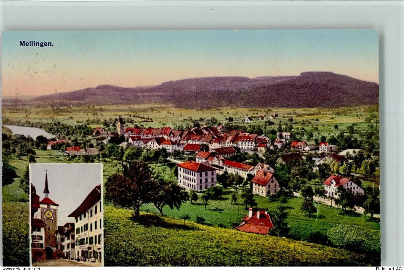 5507 Mellingen - Panoramaansicht Stadttor Feldpost - 13095760