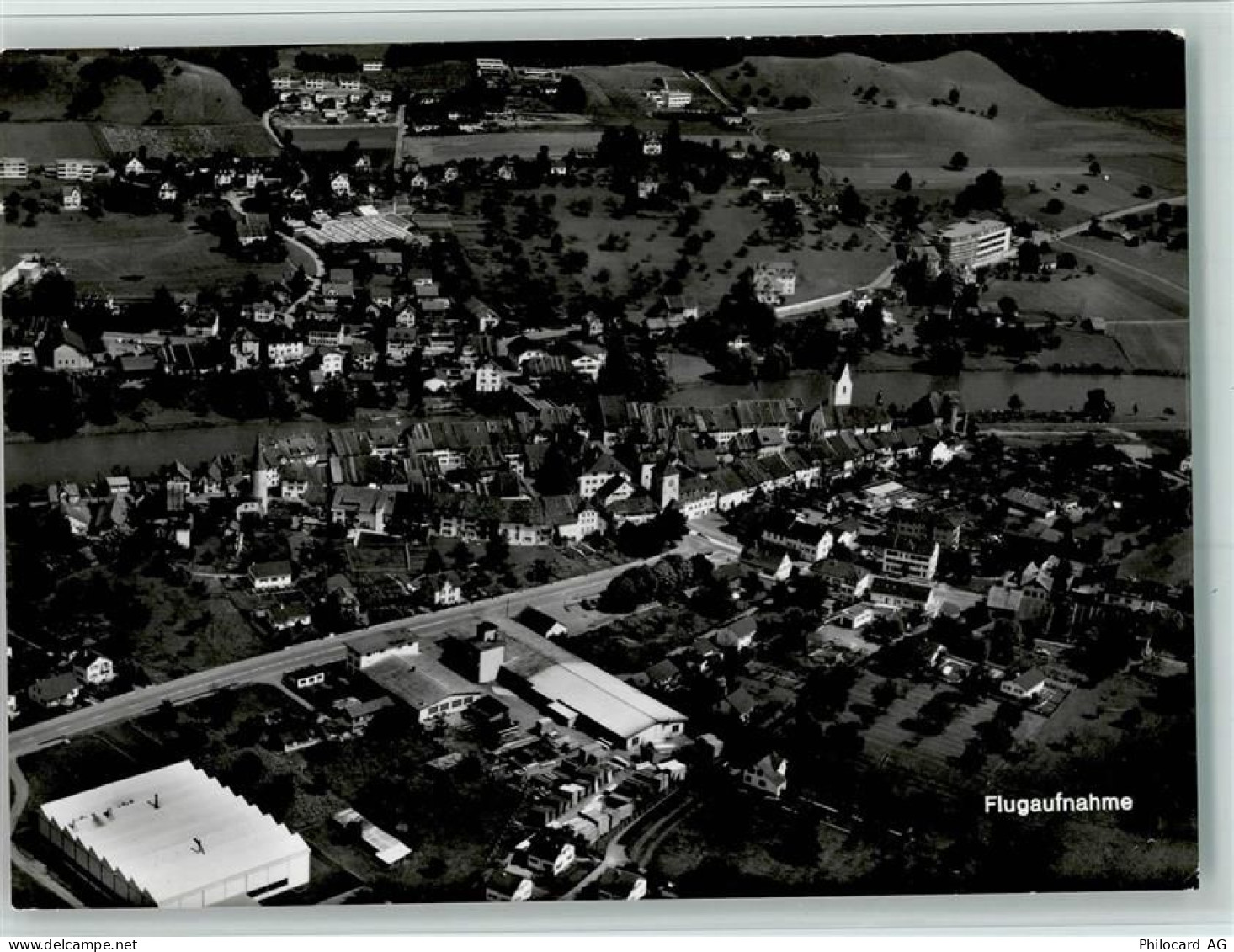 5507 Mellingen - Teilansicht Industriegebiet Luftaufnahme - 13095512