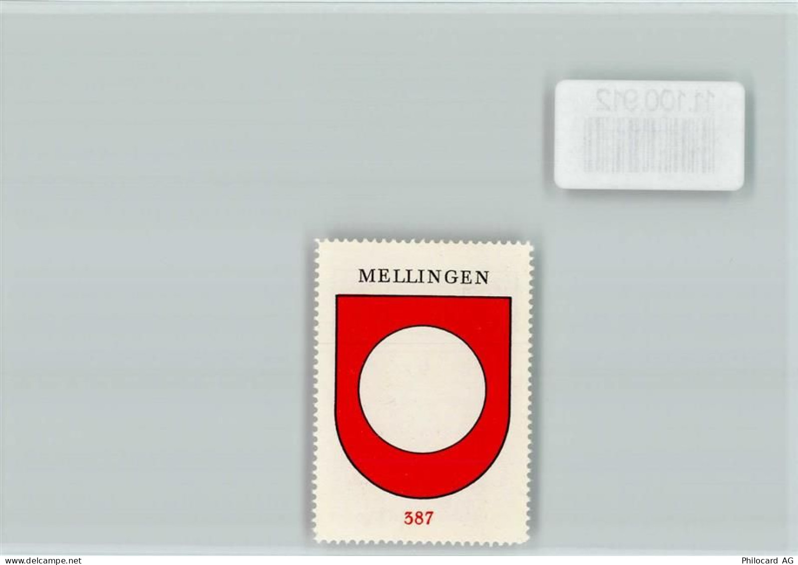 5507 Mellingen - Vignette Wappen Kaffee Hag ca 1920-1940 Mellingen - 11100912