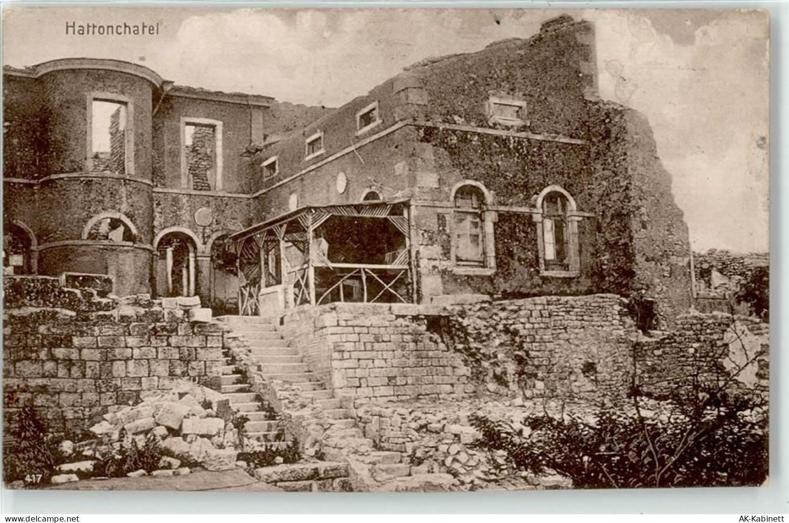 55210 Vigneulles-les-Hattonchatel - beschossenes Gasthaus - 51637353