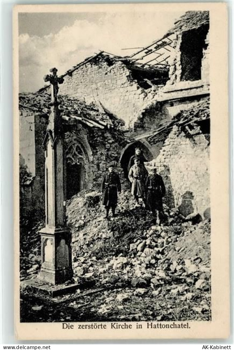 55210 Vigneulles-les-Hattonchatel - zerstörte Kirche - 51637477