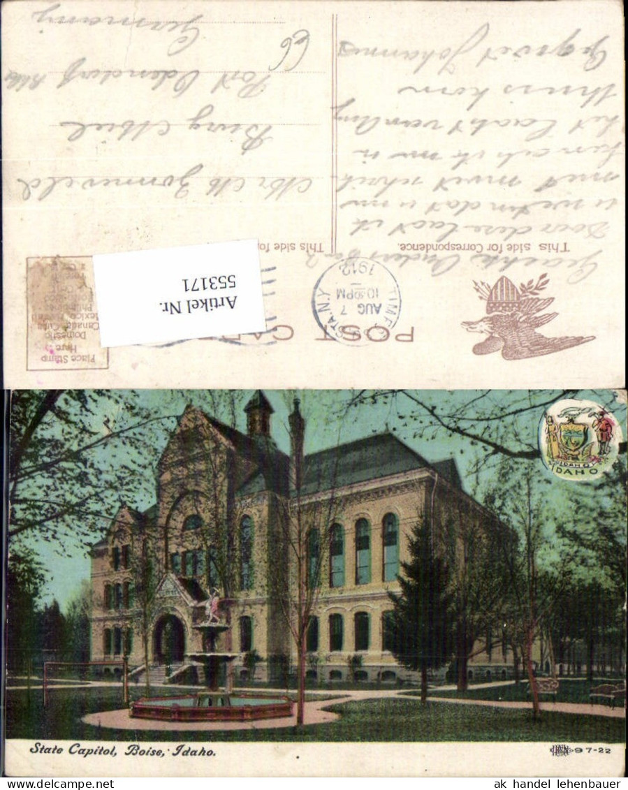 553171,Idaho State Capitol Boise